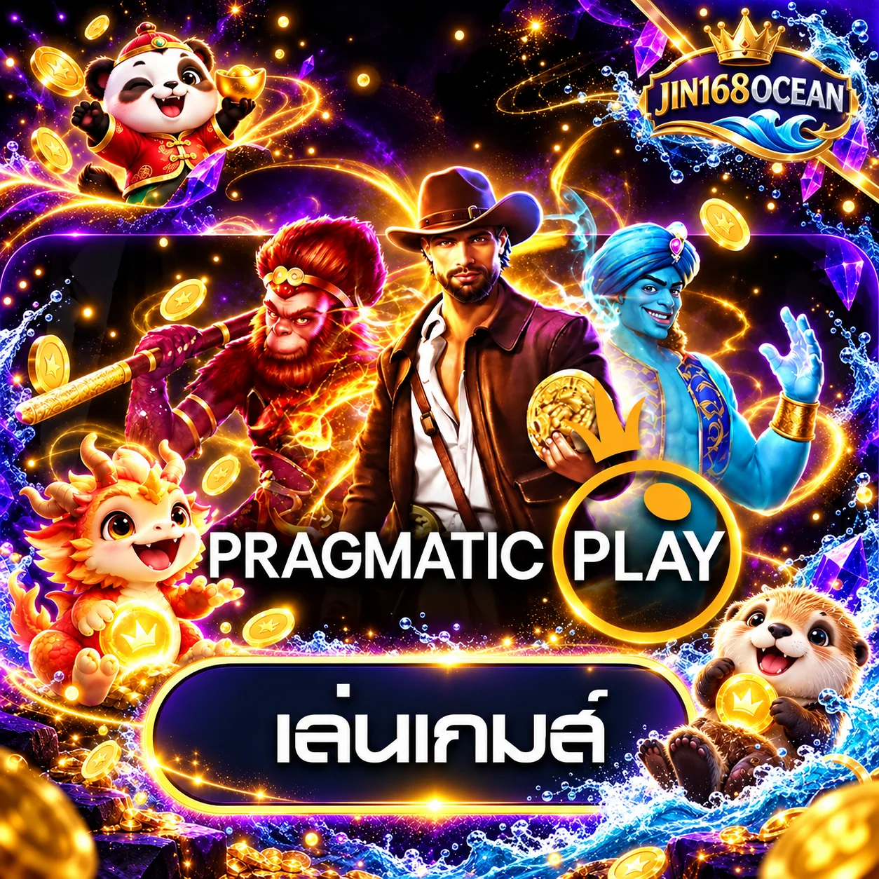 การ์ดทดลองเล่น Pragmatic Play บน jin168ocean